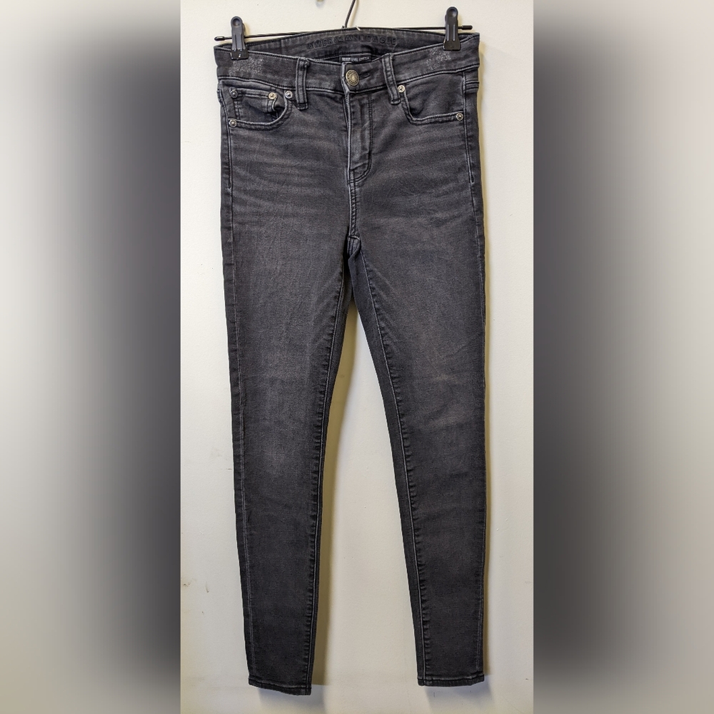 American Eagle Outfitters Dark Gray Skinny Jeans - Picture 1 of 5